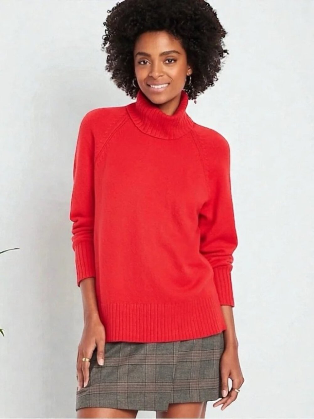 Old Navy So Soft Red Turtleneck Sweater, Small, NWT